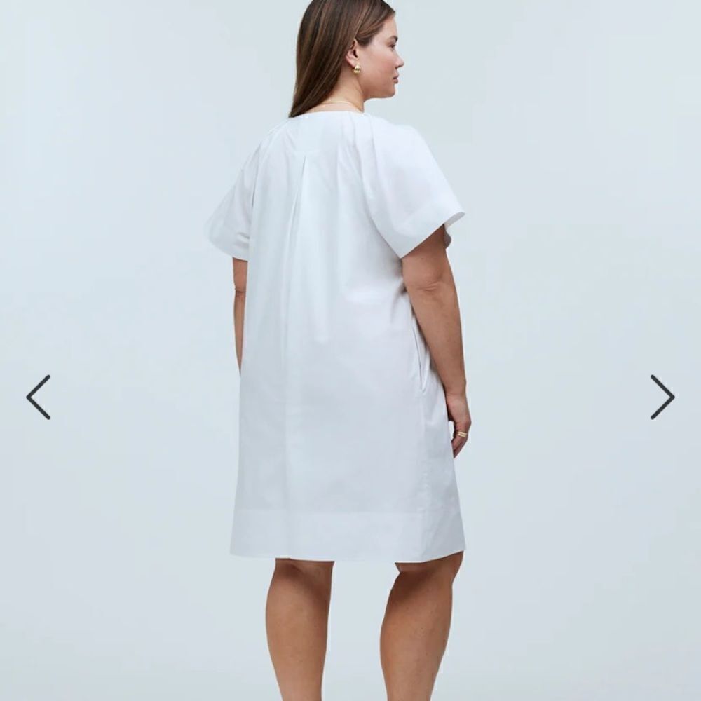 Madewell Plus V-Neck Mini Shirtdress - Picture 2 of 7